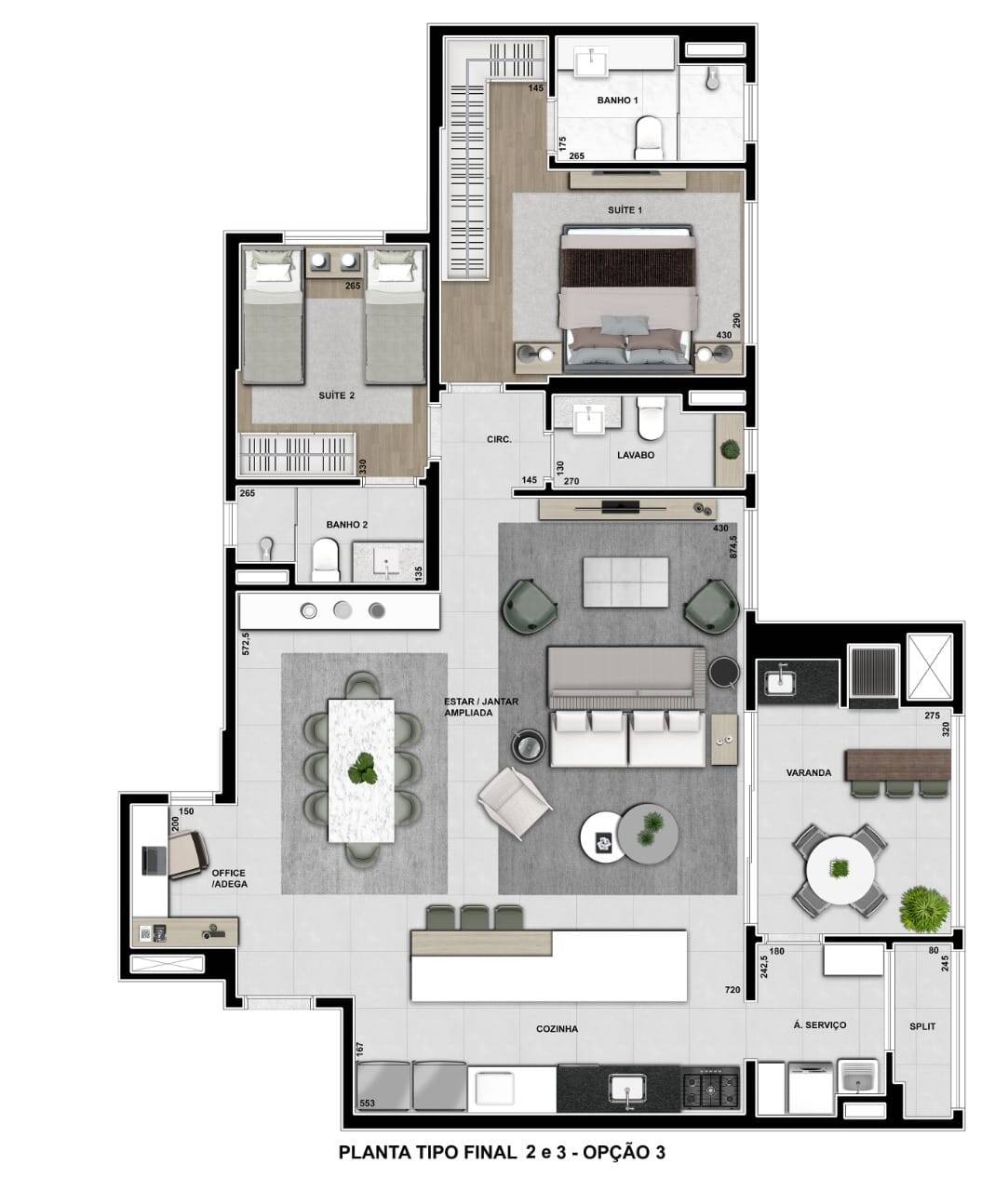 Apartamento à venda com 3 quartos, 132m² - Foto 17