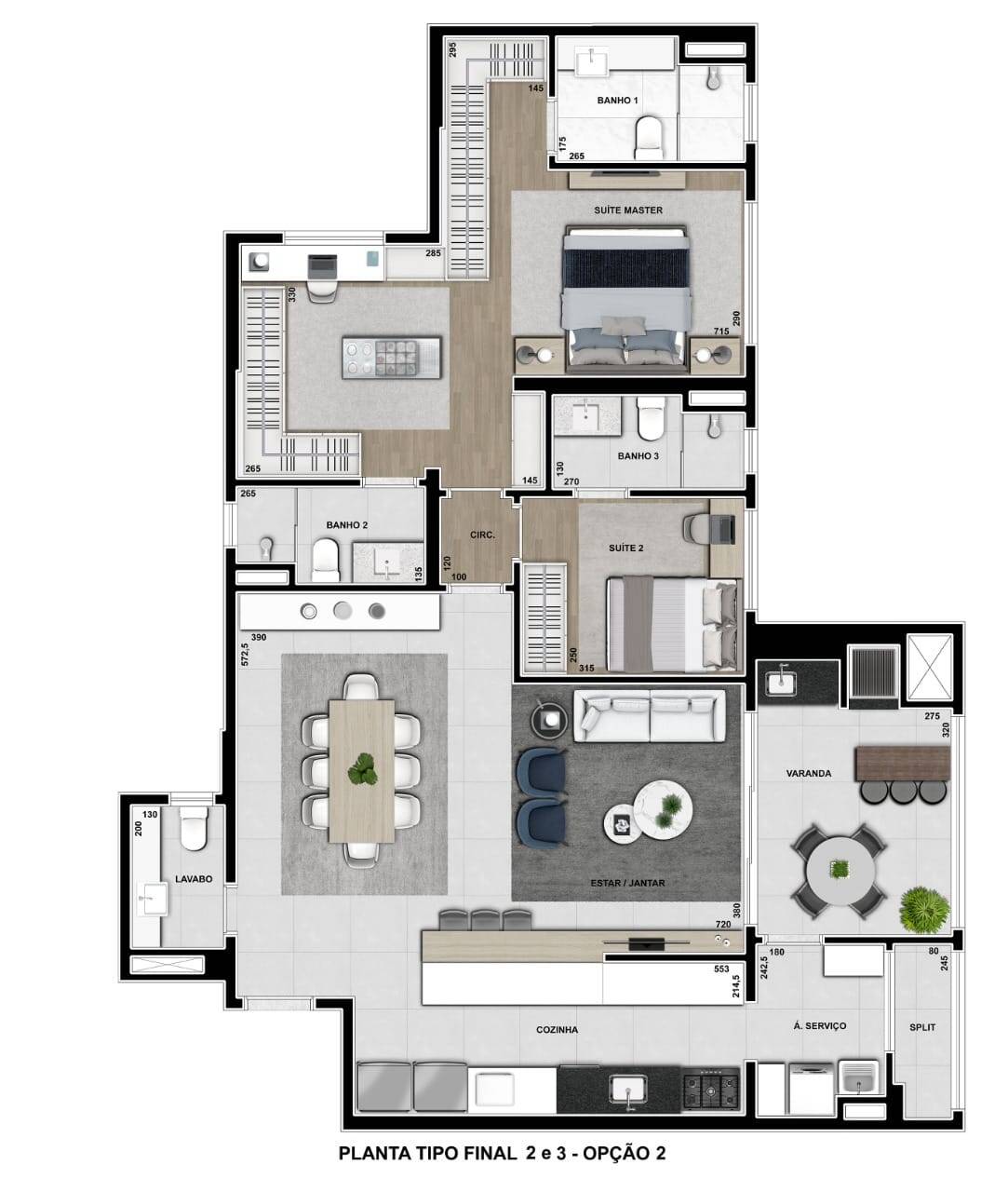 Apartamento à venda com 3 quartos, 132m² - Foto 19