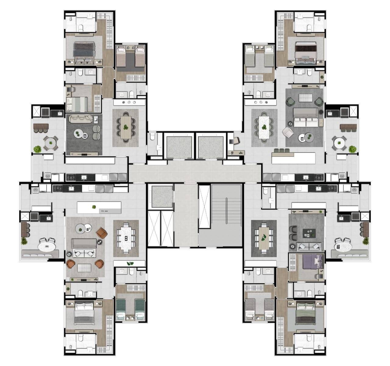 Apartamento à venda com 3 quartos, 132m² - Foto 21