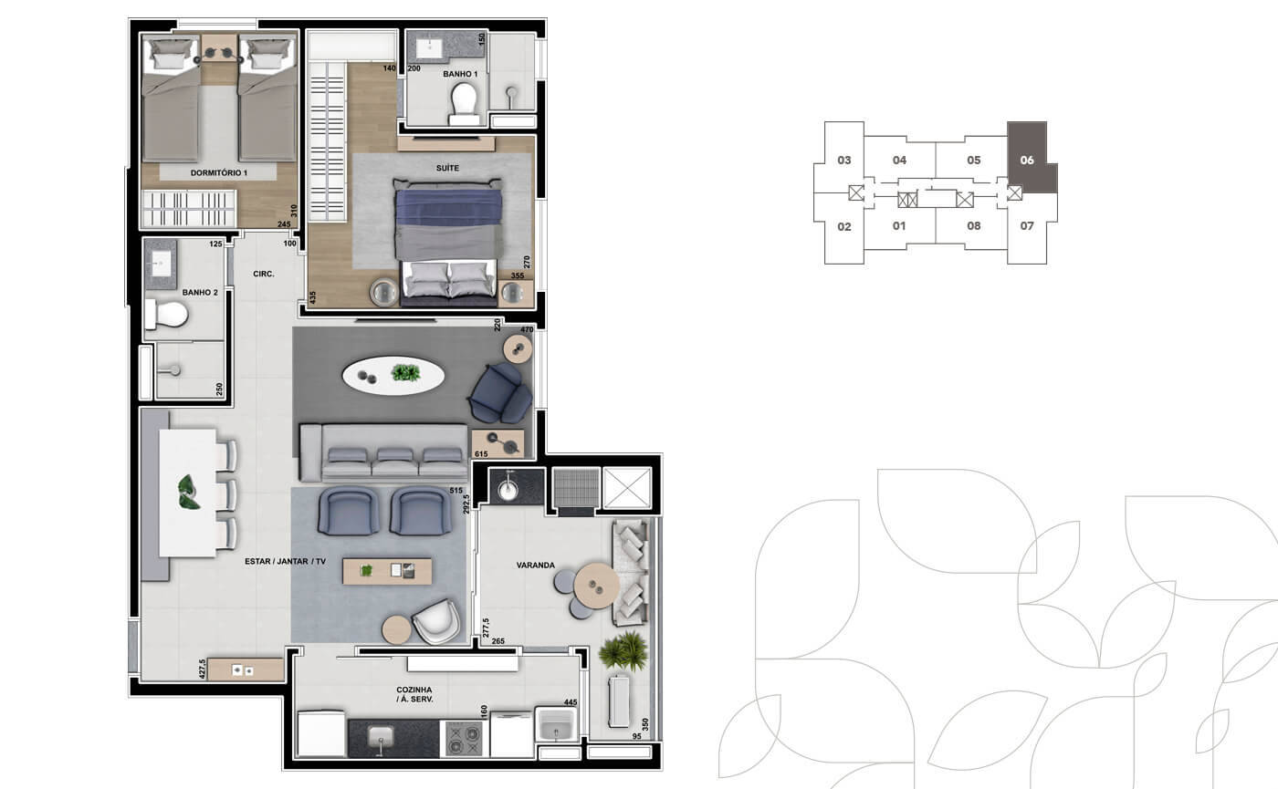 Apartamento à venda com 3 quartos, 81m² - Foto 42