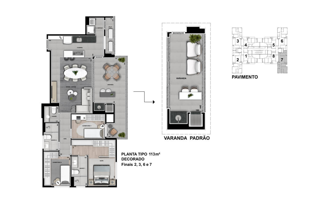 Apartamento à venda com 3 quartos, 88m² - Foto 9